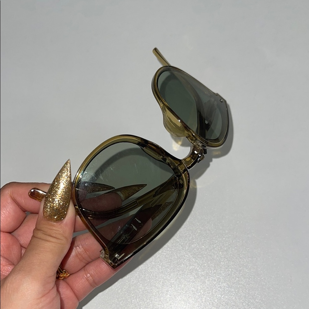 Stylish Green Foldable Sunglasses